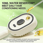 Electric Spray Air Cushion Massage Comb with Self-Cleaning, Anti-Tangle, Anti-Static, Volumizing Functions and Essential Oil Mist Aromatherapy Hair Care