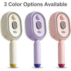 Electric Spray Air Cushion Massage Comb with Self-Cleaning, Anti-Tangle, Anti-Static, Volumizing Functions and Essential Oil Mist Aromatherapy Hair Care
