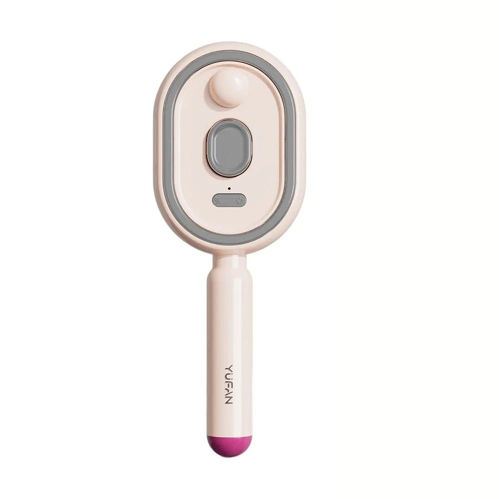 Electric Spray Air Cushion Massage Comb with Self-Cleaning, Anti-Tangle, Anti-Static, Volumizing Functions and Essential Oil Mist Aromatherapy Hair Care