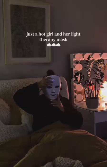 customer video glowup mask nighttime routine